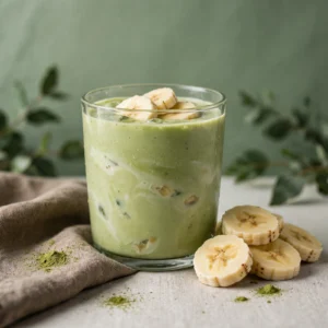 Banana Matcha Brew & Bloom