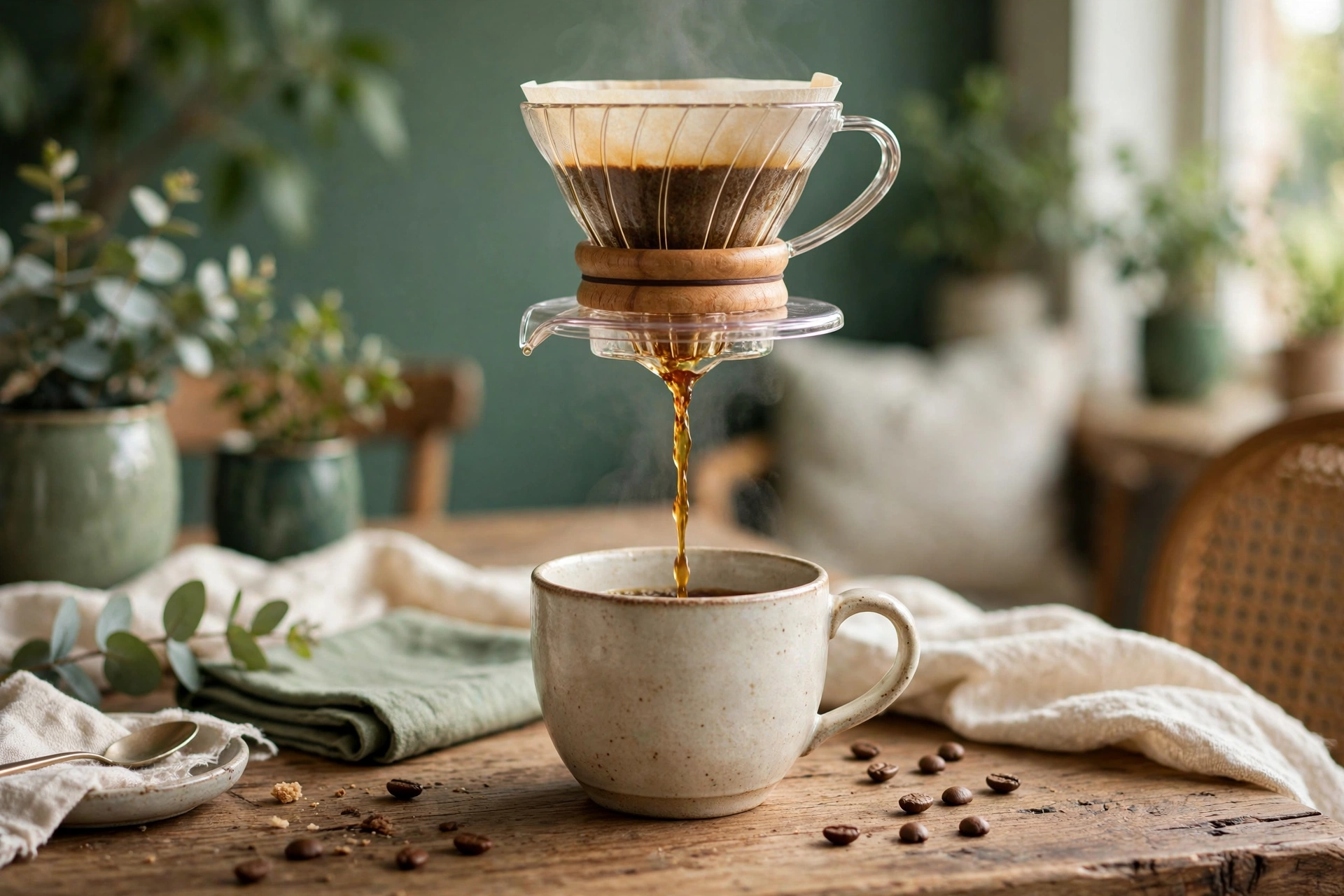 Coffee pour